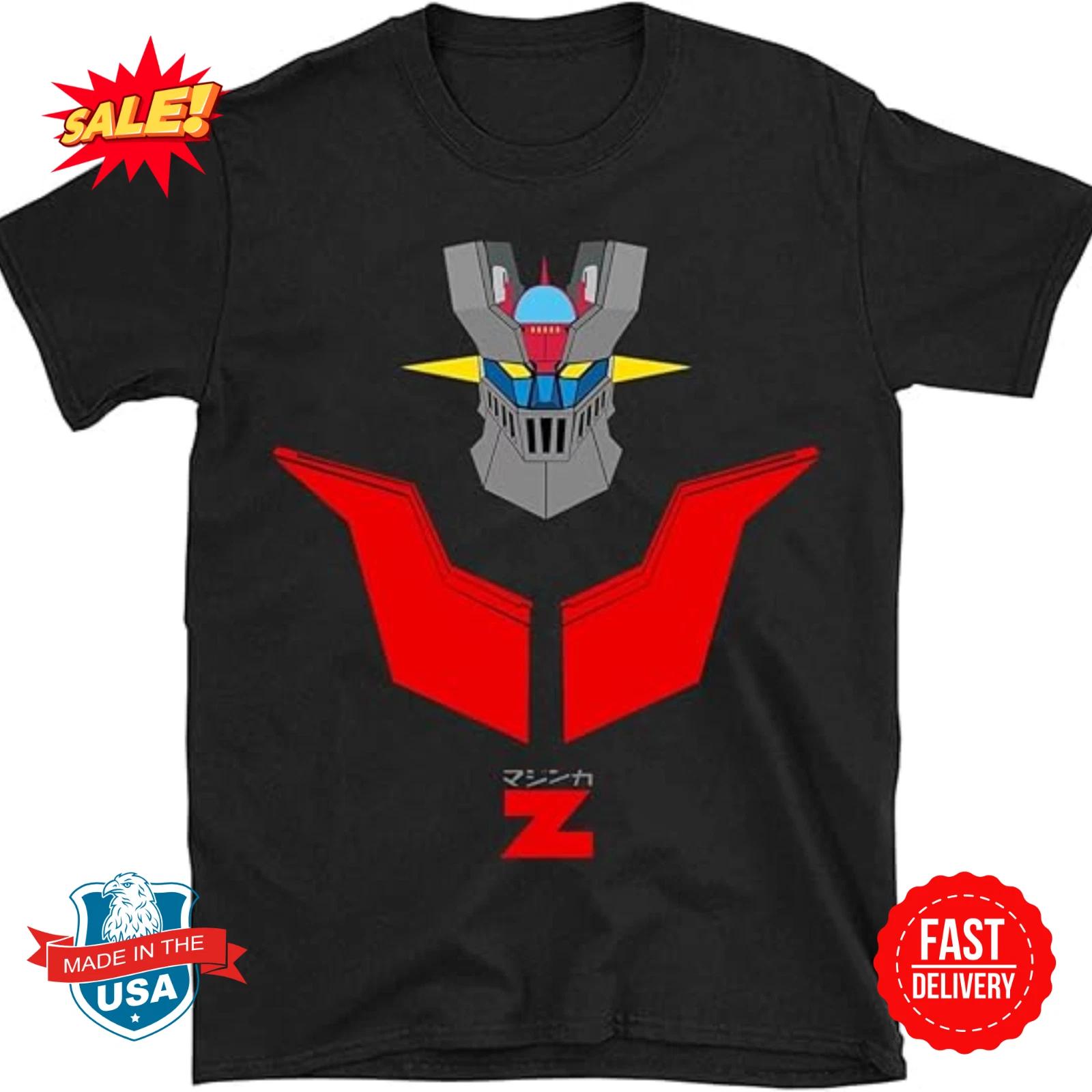 Mazinger z Shirt Mens Cool wear Fashion T-Shirt L
