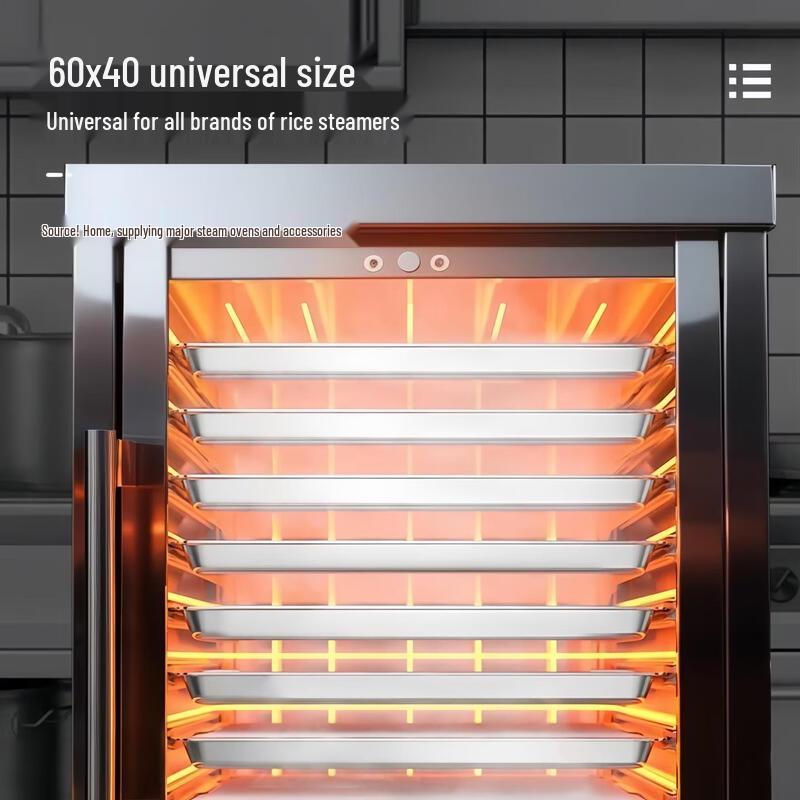 304 Stainless Steel Perforated Rectangular Steaming Tray