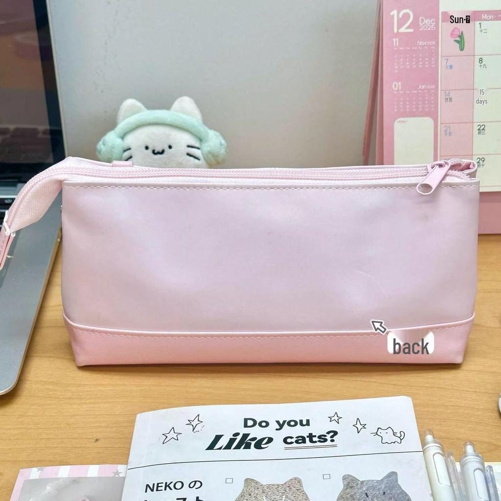 Cute Pink Rabbit Pencil Case – Large Capacity for Students or Makeup