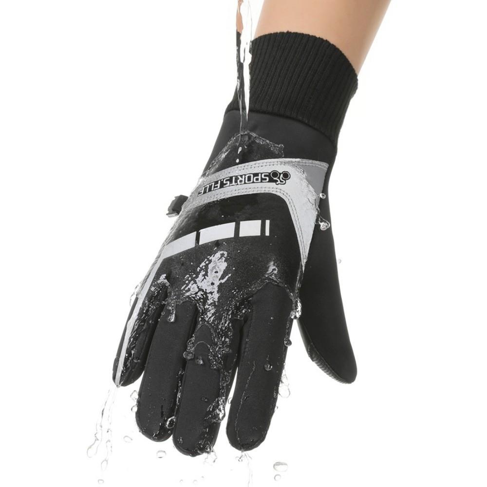 Anti-slip Thick Cycling Gloves  Warm Outdoor Gloves Winter Cycling Gloves  Outdoor