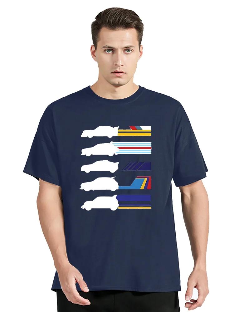 Gruppe B Rallye Klasse 1986 Herren T-Shirt Mode Lässig Hip Hop Rundhals Auto Rallye T-Shirt Baumwolle T-Shirts Oberteile