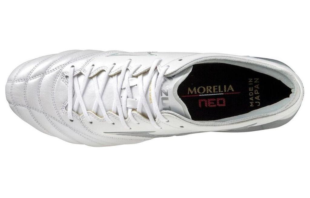 Men's Sneakers Mizuno Morelia Neo3 III Japan Soccer Cleats 'White Grey'
