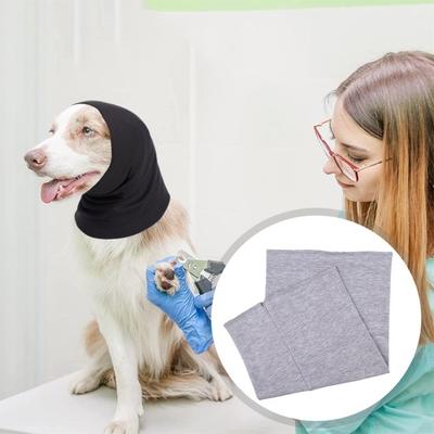 Haustier-Ohrenschützer Hohe Elastizität Geräuschreduzierung Angstlinderung Warm Winddicht Kältebeständig Weich Outdoor Hund Katze Snood Kopf