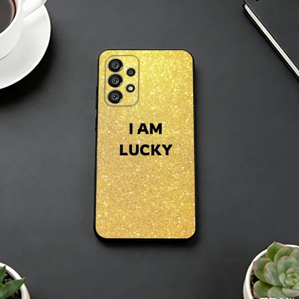 Money Gold A-Art Phone Case For Samsung S25,S24,S21,S22,S23,S30,Ultra,S20,Plus,Fe,Lite,Note,10,Black Cover