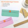 A5 Mini Paper Trimmer Paper Cutter Cutting Machine 9 Inch Cutting Length for Craft Paper Card Photo Laminated Paper Scrapbook