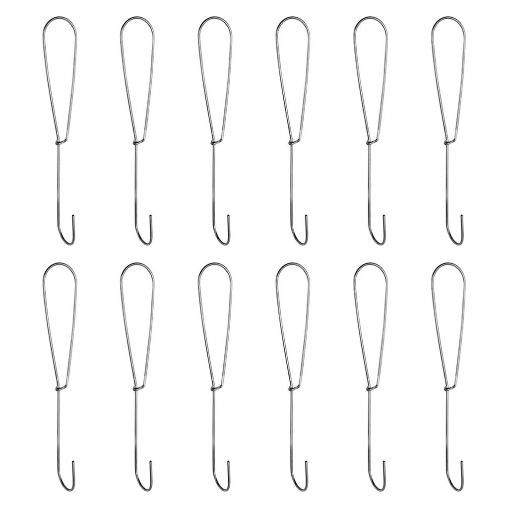 12Pcs Pattern Hooks Metal Industrial Clothing Design Storage Home Tailors Hanger Arts Crafts Easy Hanging Pattern Hanging Hook