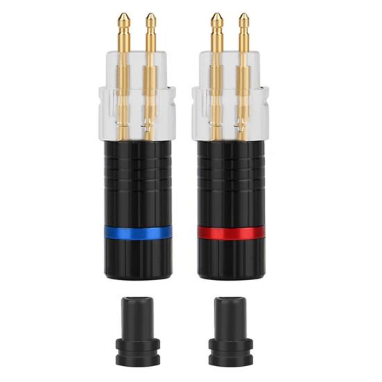 2 Stück Kopfhörerkabel-Stecker für Sennheiser Pin-Stecker HD650 HD600 HD580 HD25