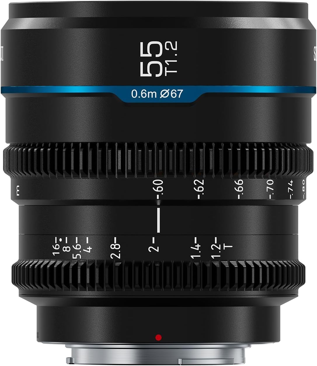 

SIRUI Night Walker 55mm Cine Lens Large Diameter Manual Focus Lens L T1.2 (MS55L-B, Mount, Black)