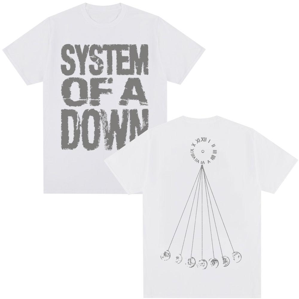 Rocková kapela System of A Down Mezmerize Tričko Pánské Dámské Vintage Hip Hop Gotické Harajuku Trička Nadměrné Bavlněné Ležérní Tričko