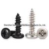 Cross Pan Head BA2.3 M2.6 M3 Self-Tapping Screws, Nickel-Plated Carbon Steel, Black Pointed Tail, Sizes 5/6/8/10.
