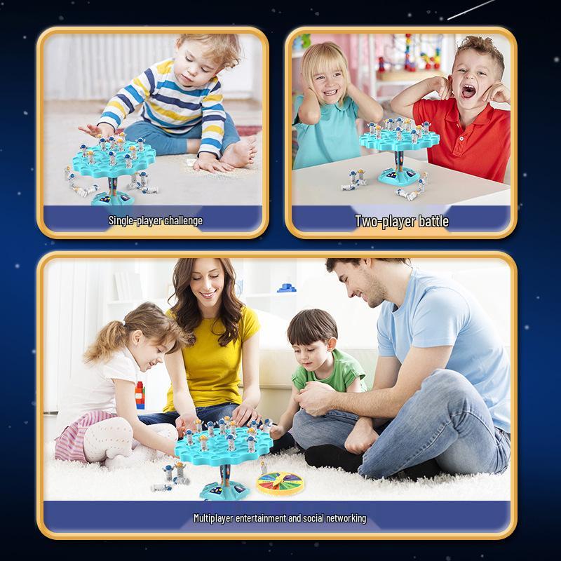 Astronaut Balance Game: Educational Jenga for Kids and Parents