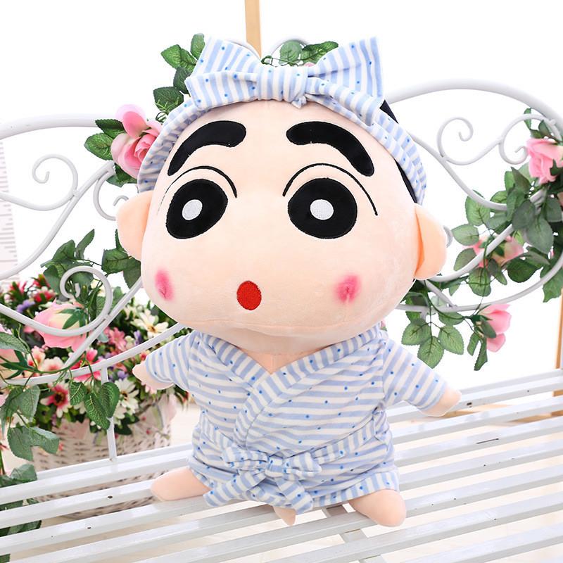 Shin Crayon Chan Plush Toy Bathrobe Multi Expression Stuffed Doll Gift Girl