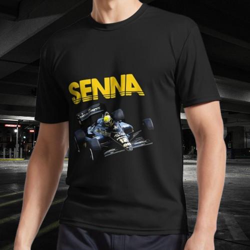 Ayrton Senna 97T John Player Livery Active Logo Funny Size Mode American T-shirt S