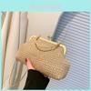 Trendy Street Style Shoulder Bag For Women 2023 Fashionable Woven Shell Handbag