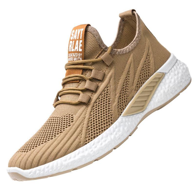 New Spring Flying Woven Men's Shoes Couple Shoes Casual Running Shoes Breathable Student Women's Shoes One Piece