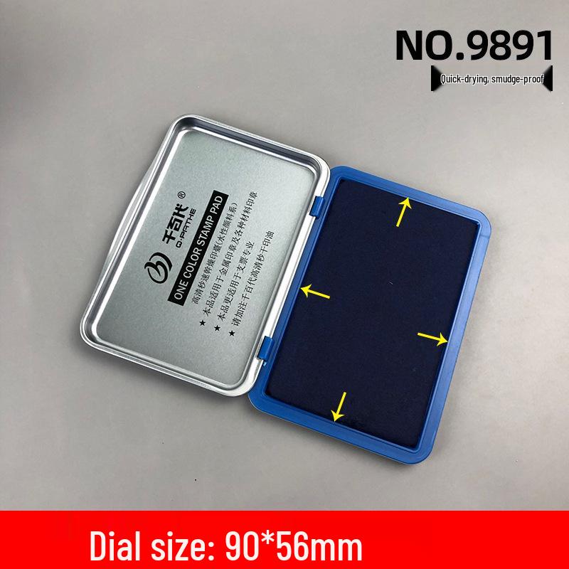 Large Quick-Drying Four-Color Ink Pad for Office Use and Newborn Hand/Footprints.