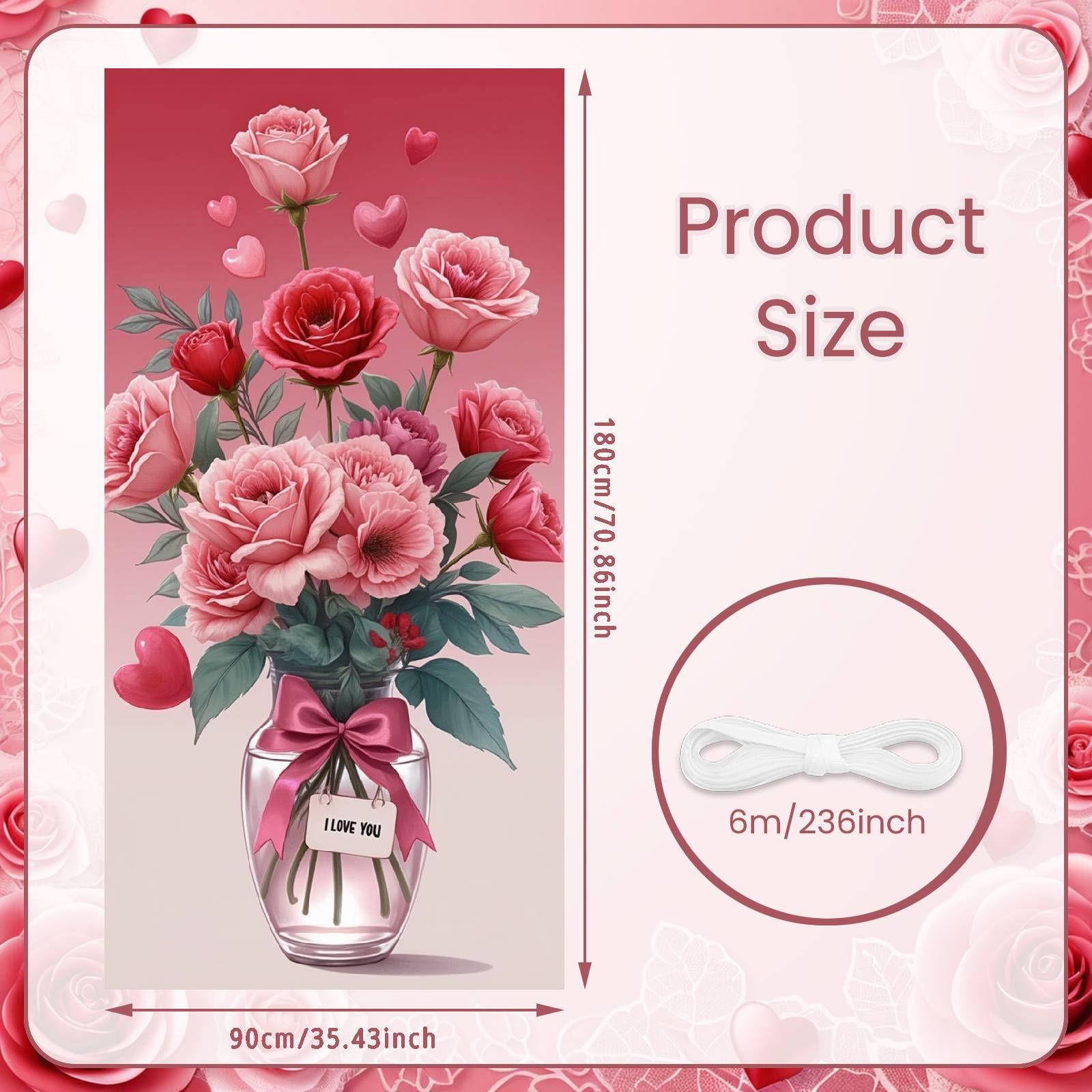 

Heart Background Floral Elements Affection Background Wedding Display Romantic Romance Backdrop For Confession Couple Gift