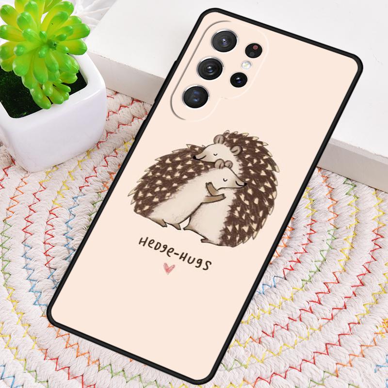 Kawaii Igel Herz Süßes Silikon Handyhülle Für Samsung Galaxy note 10 pro S26 S25 S24 S23 S22 S21 Plus S25Ultra Capa Cover