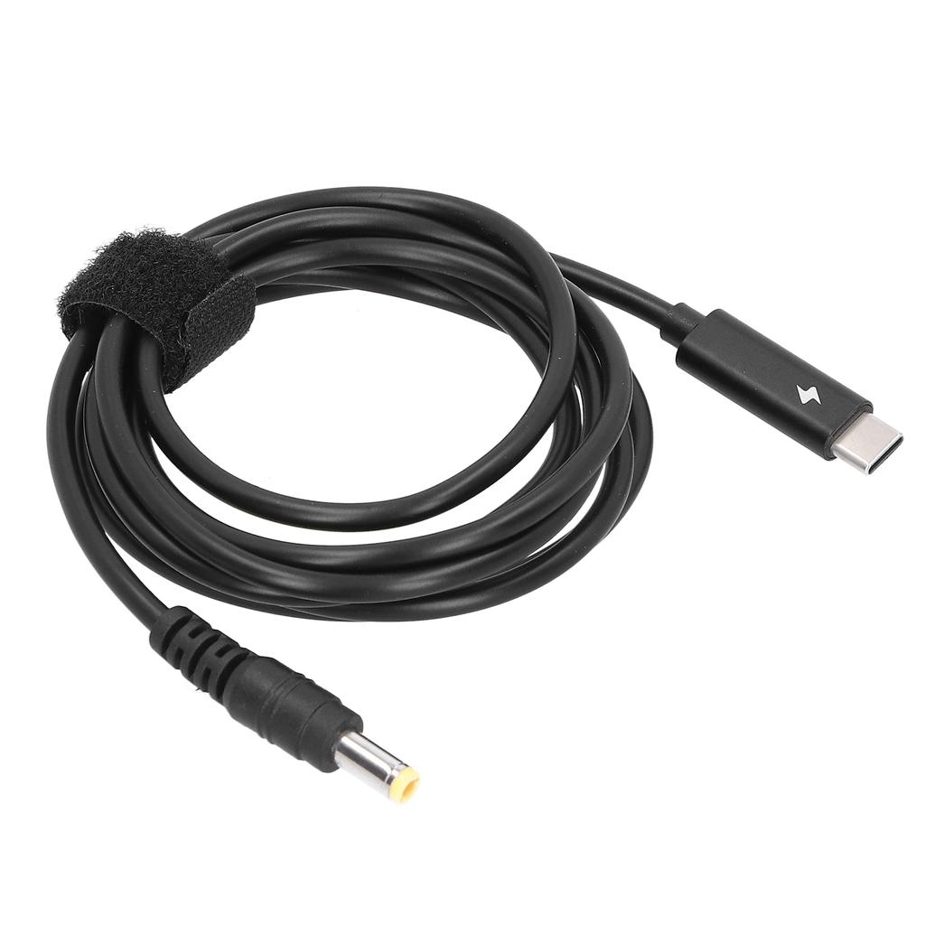 Quick Charging Cable Type C Charging Port DC5.5x2.5MM Interface for Notebook Power Charger