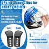 31PCS Hockey Helmet Repair Kit, Football Helmet Hardware Kit Include 2 J Clips/ 4 Rubber Gaskets/ 4 R Shape Football Visor Clips/ 16 Screw Nuts