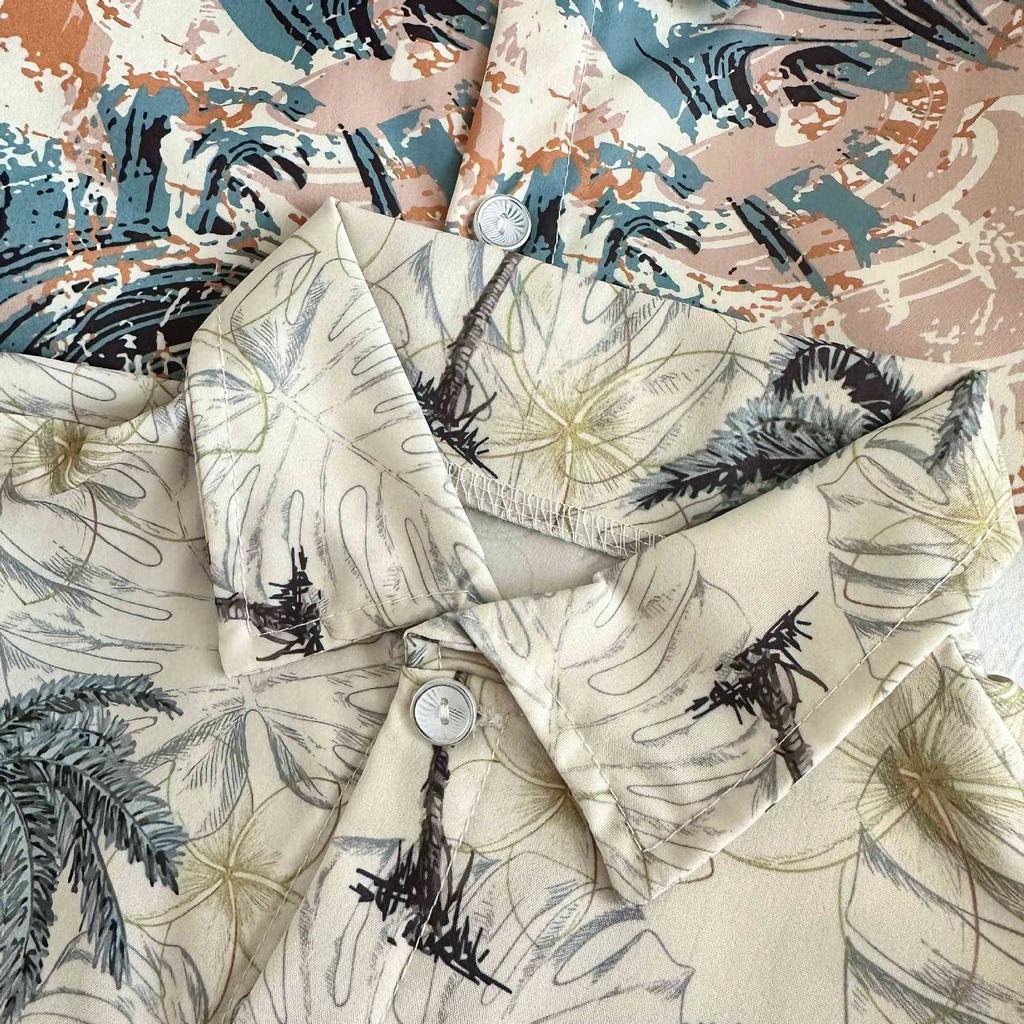 Sada košile s krátkým rukávem pro dětské oblečení Letní ležérní dětské oblečení Volný a trendy dvoudílný set pro jaro a léto