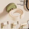 5 pcs Wall Mounted Hair Dryer Rack Holder with Suction Cups - No Drilling Bathroom Organizer