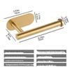 Nail-Free Wall-Mounted Stainless Steel Toilet Paper Holder