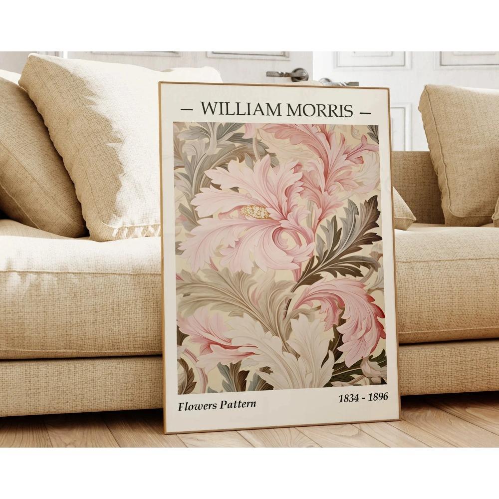 1PC Neutral William Morris Poster Poster Paper Print Home Living Room Bedroom Entrance Bar Cafe Art Painting Decoration
