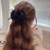 Summer Mesh Flower Hair Clip with a Gentle and Elegant Bow, High Quality