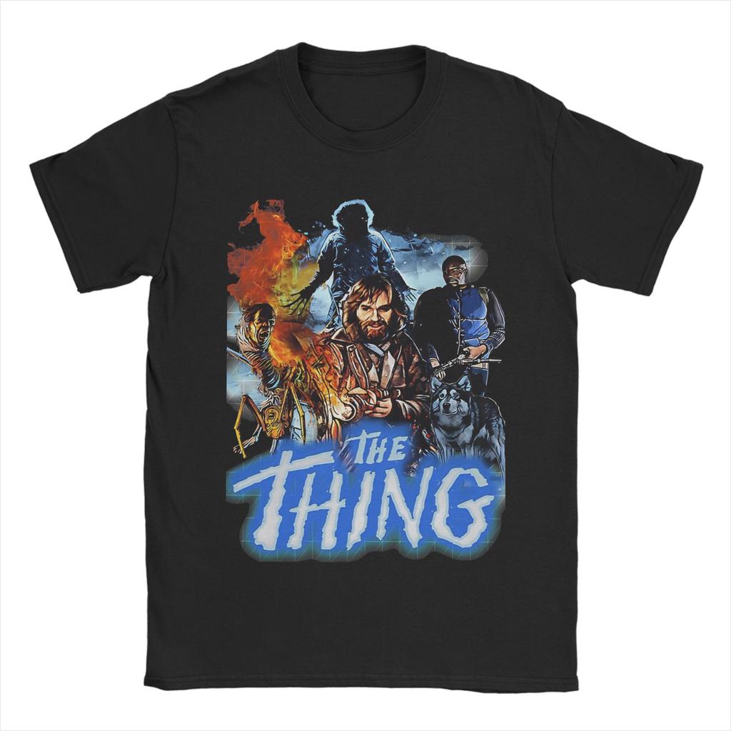 Awesome horror haloween ghost monster 9The Thing Movie films scary TShirts for Unisex anime Unisex compression shirt Tops