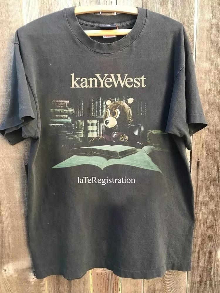 Kanye West Shirt Kanye West Tour Charcoal Unisex Tshirt Reprint S5XL Unisex T-Shirt XXXXL