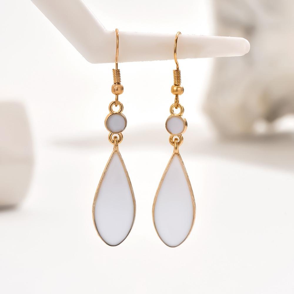 Retro Temperament Teardrop-shaped Dangle Earrings for Women Classic Simple Party Daily Wear Earings Jewelry Accessories Gifts