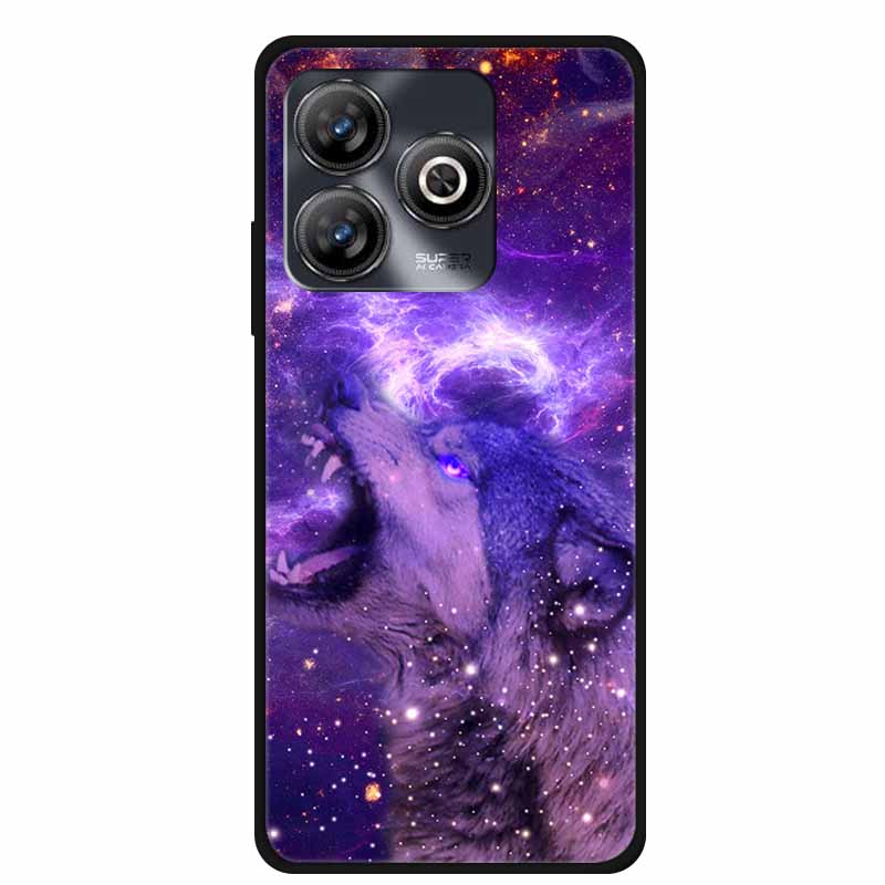 

For ZTE Blade A75 4G Case Z2359 Fashion Painted Soft TPU Silicone for ZTE Blade A75 4G Black Back Cover For Z2359 4G Phone Cover ZTE Blade A75 4G