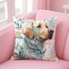 NICE CUTE Pembroke Welsh Corgi Dog Cushion Cover Pillow Case Soft Friendly Fabric  Concealed Zipper