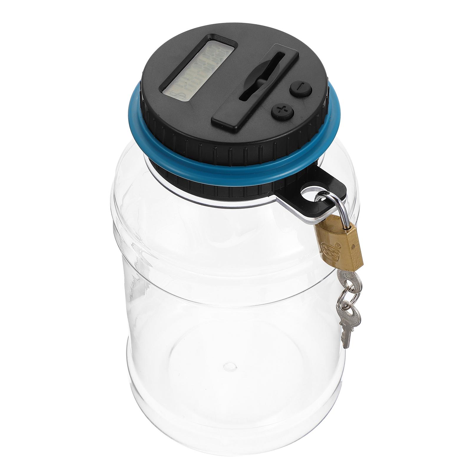 

Счетная копилка Цифровой счет Деньги Монеты Счетчики Банки Дети для мальчиков Автоматическая машина Пластиковый счетный сберегательный горшок