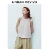 UR Women's Elegant Color-Block Sleeveless Blouse