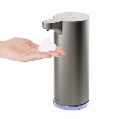 Mooas Automatic Foaming Soap Dispenser - Pure & Clean Touchless Hand Soap Dispenser, Stainless Steel, USB Rechargeable, Hands-Free Dish Soap Dispenser