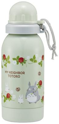 Skater Water Single Stainless Steel Room My Neighbor Studio Bottle, Layer, Bottle, 580ml, Temperature, Healthy, Drinks, Totoro, Raspberry, Ghibli,