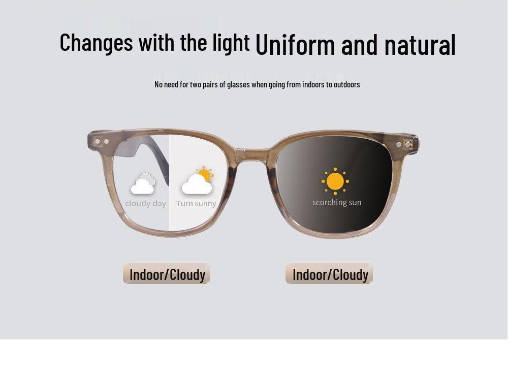 Intelligente Bluetooth-Brille GS07AI mit getönten Gläsern für Musik, Anrufe, Radfahren und Autofahren