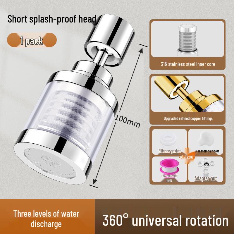 Universal Kitchen Faucet Water Purifier & Anti-Splash Extension