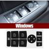 Car Interior Stickers Button Decal Compatible with Mercedes Benz GLK350 C Class CLS C218 SLK W172 W204 W212 W218 W207 Steering Wheel A/C Air