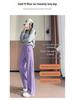 Women's High-Waist Fleece-Lined Wide-Leg Slimming Pants - Autumn/Winter 2025 Style