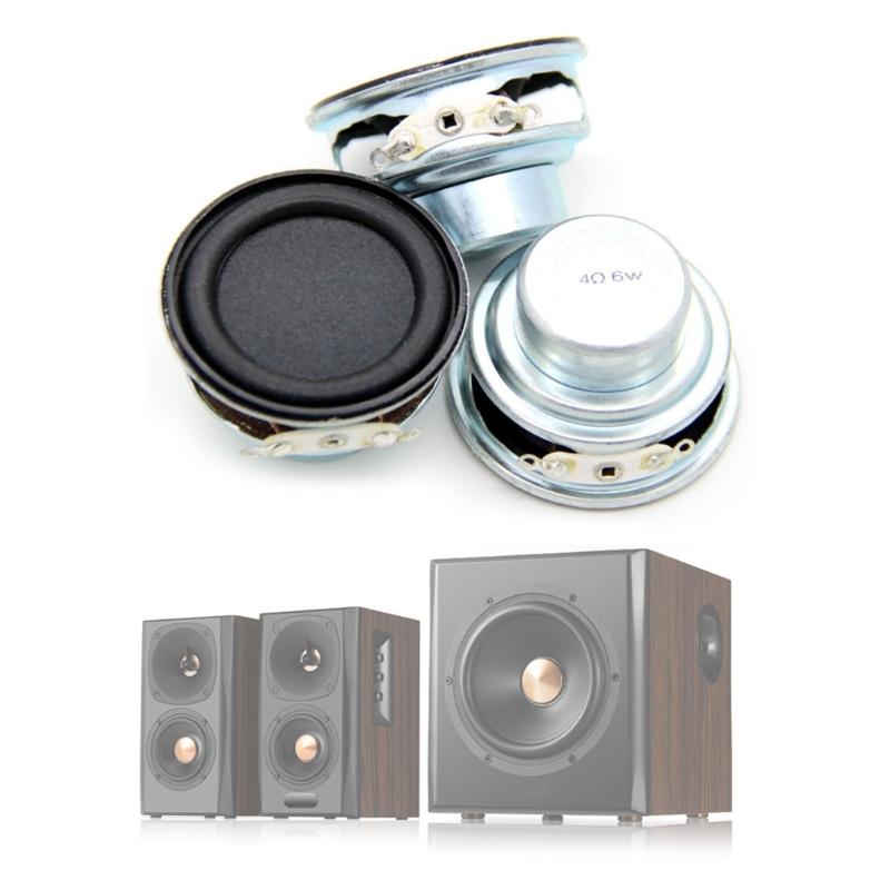 40mm 1.5 Inch Bass MultimediaSpeaker Internal Magnetic Mini Audio Speaker 4 ohm 6W Home Theater Music Loudspeaker 1PC