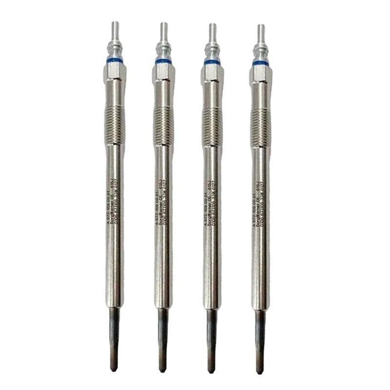 Glow Plug 6721590001 4-Pack For Ssangyong Actyon Korando C Rodius II D22F 2.2 For Ssangyong Parts