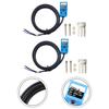2 Set Inductive Proximity Sensor SN04-N NPN NO Normally Open Detection Approach Switch With Bracket Screws 10-30V