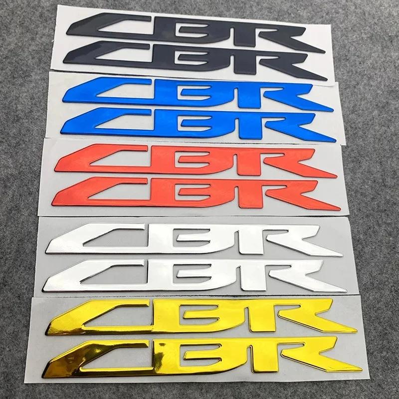 Motorcycle 3D Applique Emblem Badge Decals Soft Plastic Raised Tank Wheel Tank Stickers for Honda CBR100ORR CBR 10OORR 20O8-2017