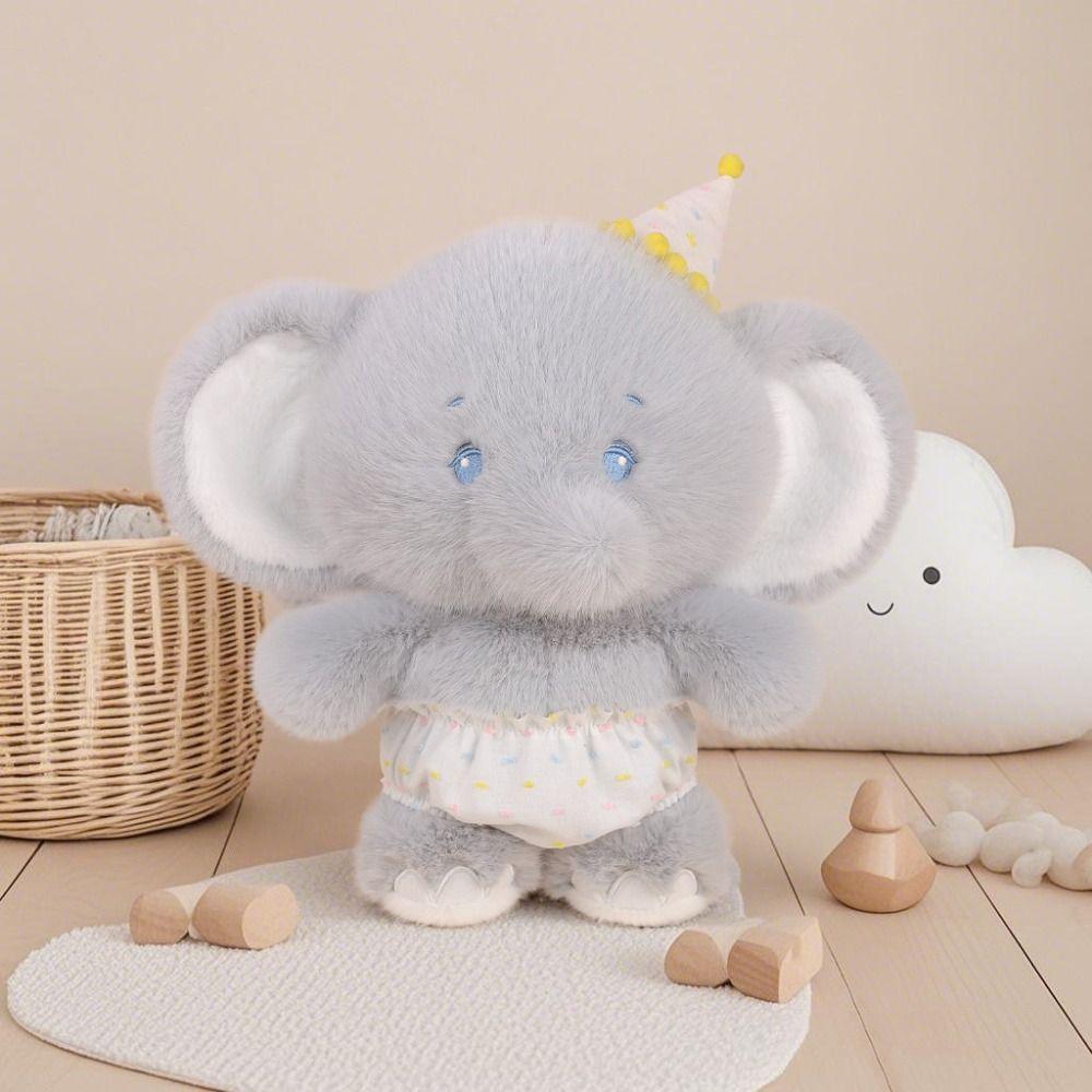 Fluffy Soft Elephant Lion Plush Toy Interactive Soothing Hug Pillow  Birthday Parties