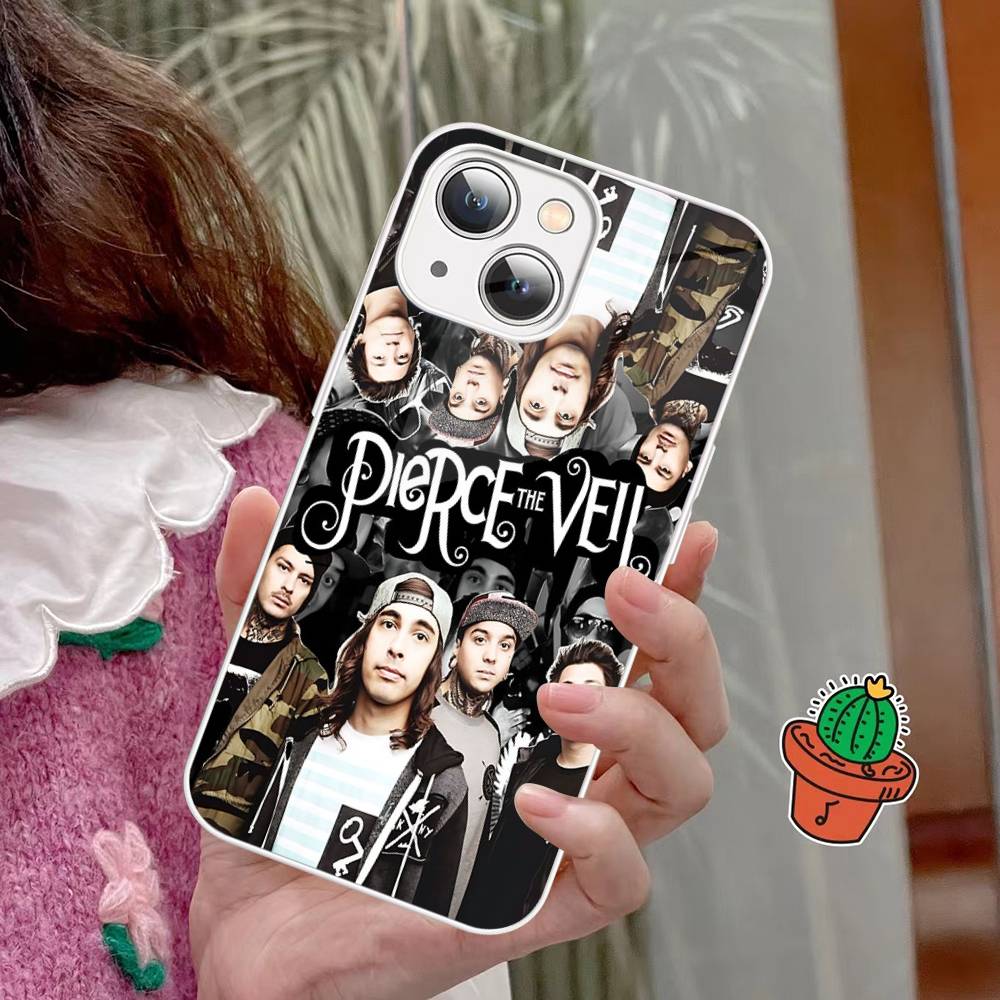 

P-Pierce The V-Veil Band Tempered Glass For Iphone 14 13 12 11 Pro Mini XS MAX 14Plus X XS XR Fundas iphone X