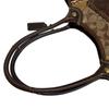 COACH 12899 Patchwork Canvas Python Tote Bag Brown Python Used