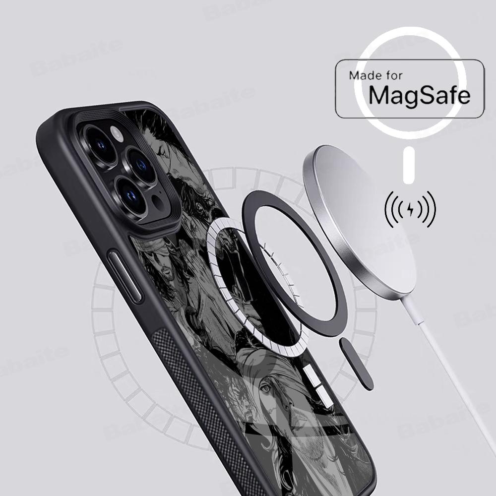 Japanese Vagabond Phone Case Magnetic Case For IPhone 16 14 13 12 11 15 Pro Max Plus For Magsafe Wireless Charge Cover